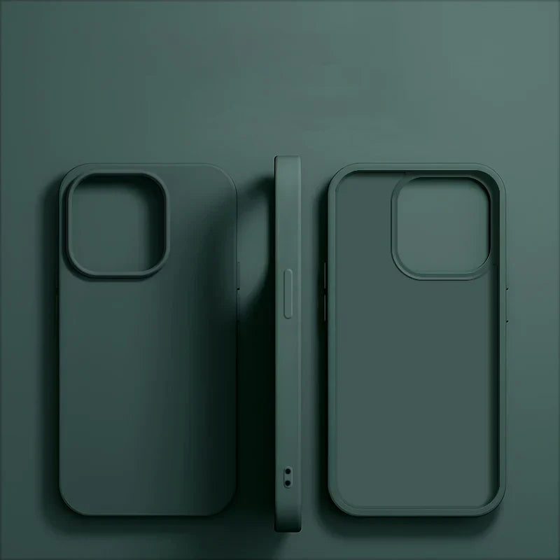 Luxury Liquid Silicone Phone Case for APPLE iPhone 11 13 12 14 15 16 Pro Max Cases for iPhone 15 Plus Shockproof Protector Cover