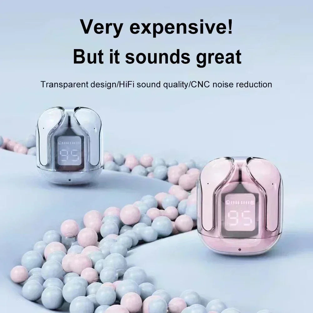 Wireless Mini Earbuds LED Power Digital Display TWS Wireless Headset Stereo Bluetooth Headphones 5.3 for allphones