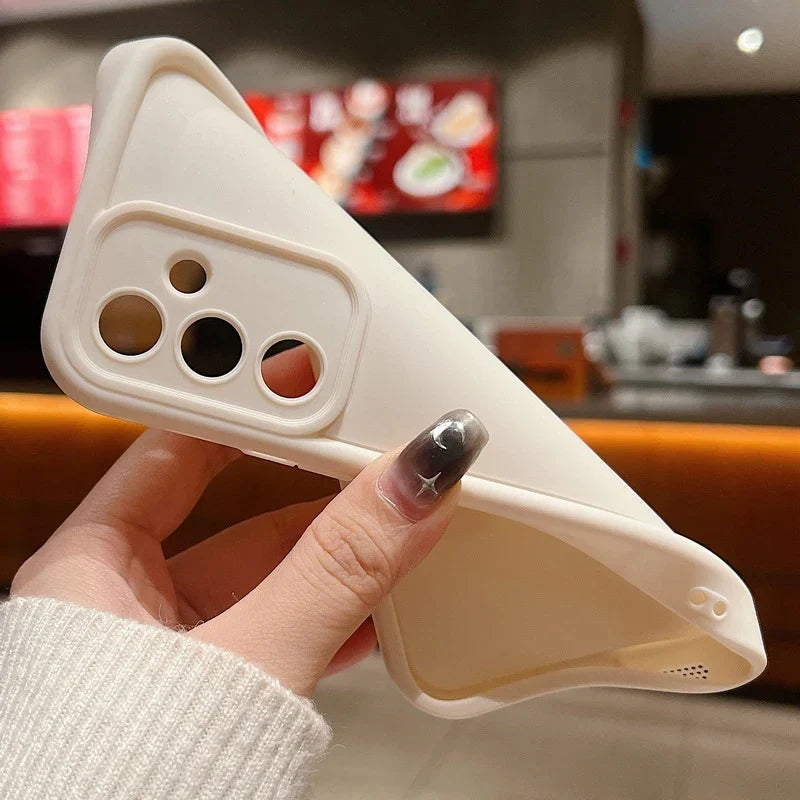 Candy Color Phone Case For Samsung S25 S24 S23 S22 Ultra Plus S21 S24 FE A55 A34 A15 A35 A52 A53 A54 A16 5G Soft Silicone Cover